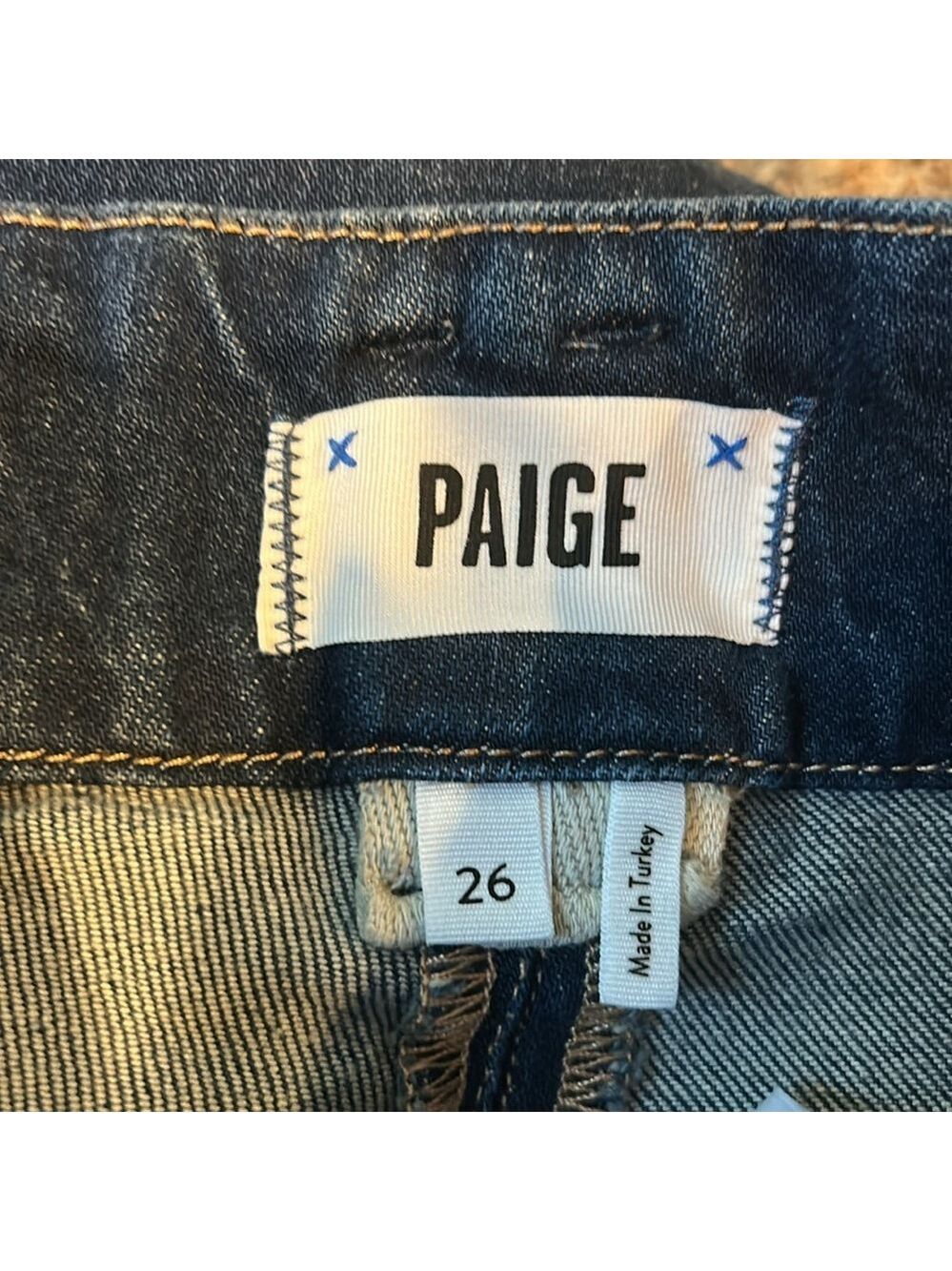 NWT Paige Dion Cargo Pockets Gracie Lou Wide Leg Jean Size 26 - Picture 10 of 13